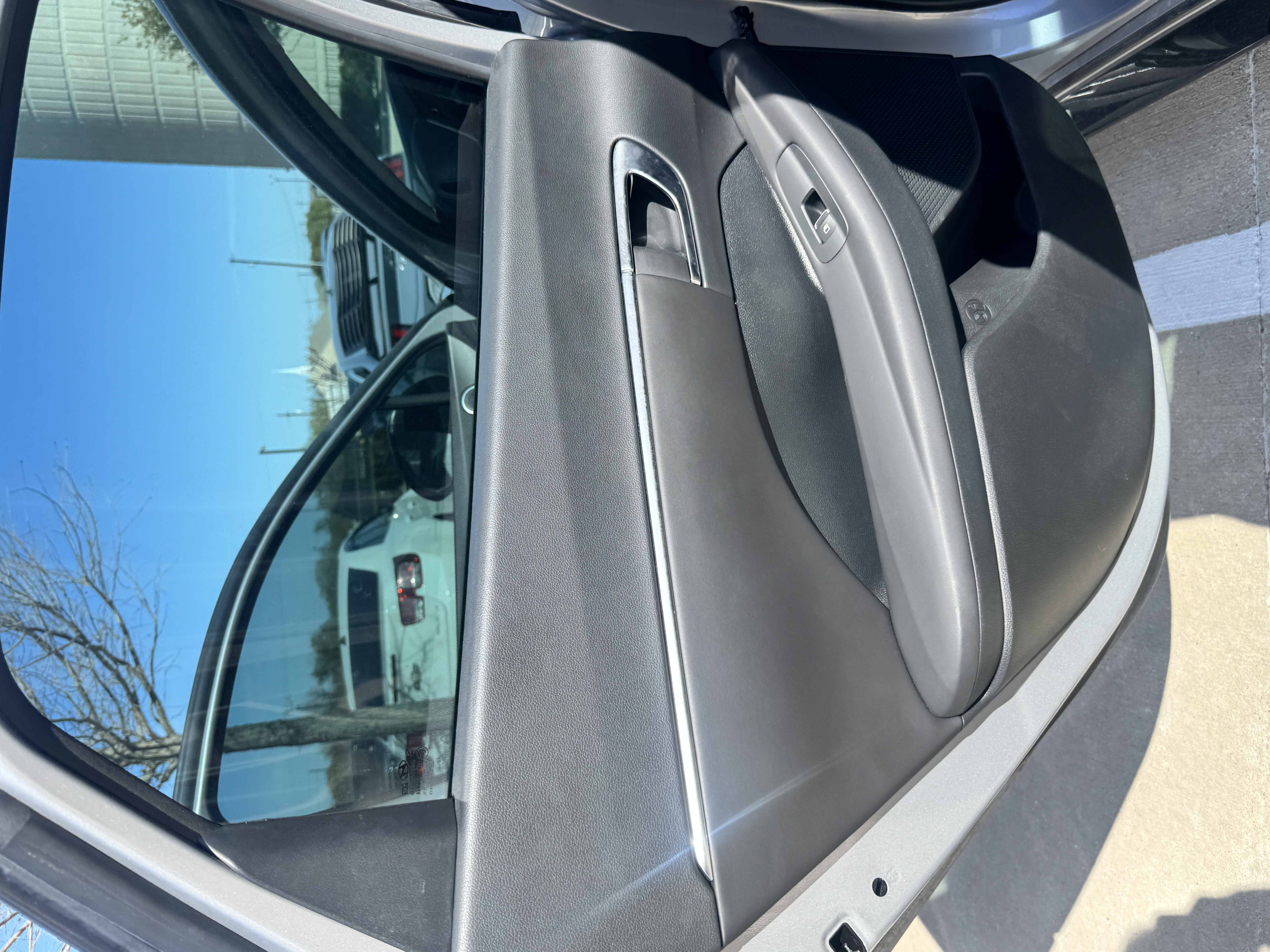 Car interior after professional deep clean — spotless seats and floor — CK Mobile Detailing DFW